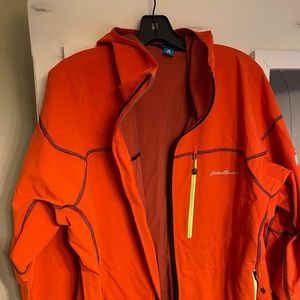 mens fire red Eddie Bauer jacket mens XL